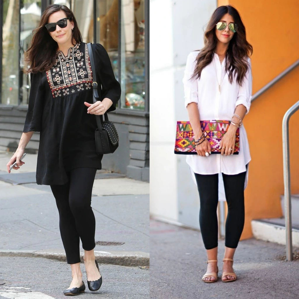 9 Ways to Style your Kurti and Leggings